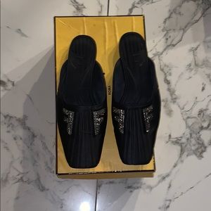 Fendi embellished mules